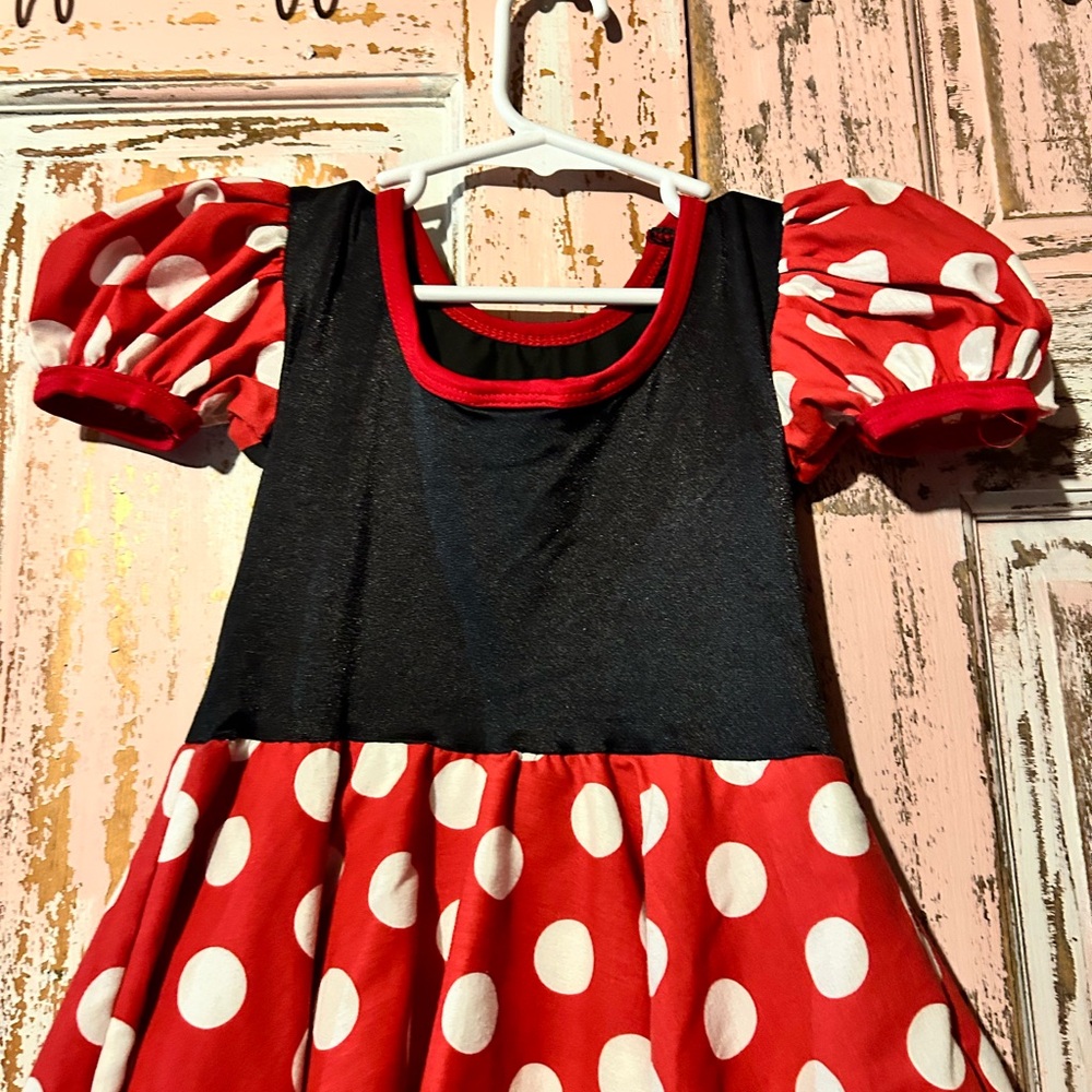 Disney Red and White Minnie Mouse Dress - Picture 16 of 16